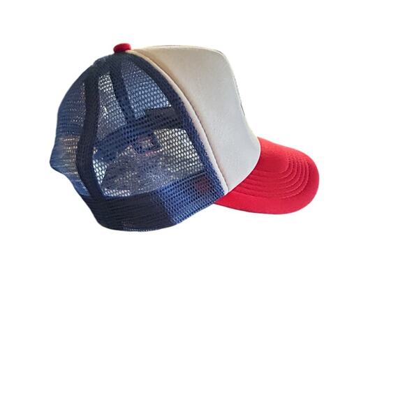 Pabst Blue Ribbon Beer Trucker snap back hat one size. Unisex - Picture 5 of 9